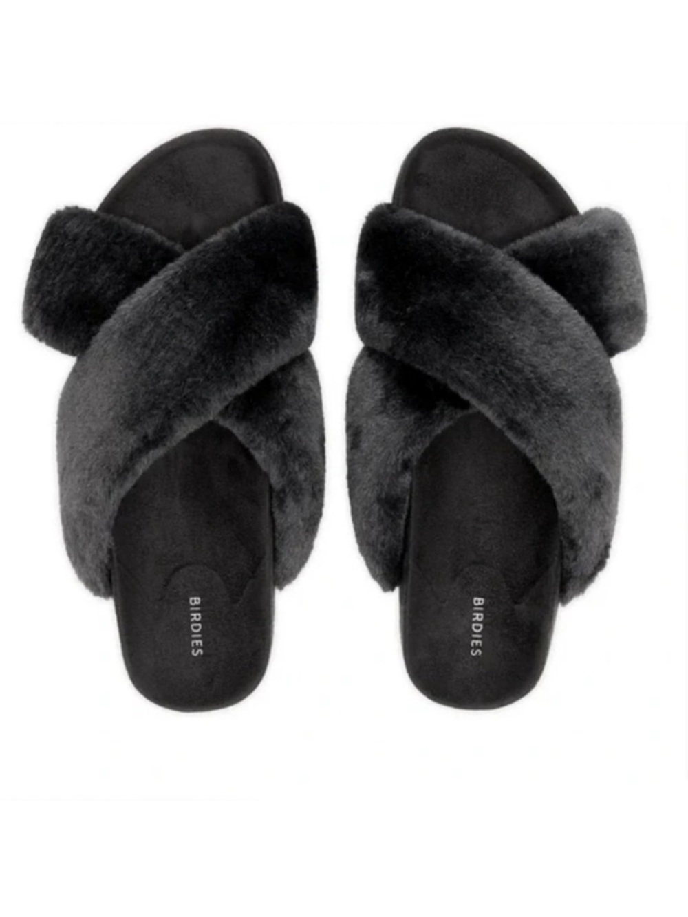 Birdies Faux Fur Slides